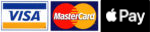 Betal med bankoverførsel, VISA, MasterCard eller Apple Pay
