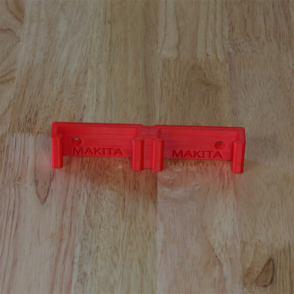 Dobbelt batteriholder til Makita LXT i rød