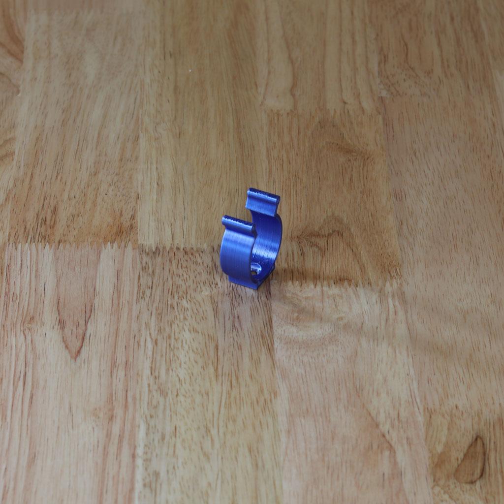 Paddle holder i blå satin